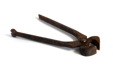 beyaz üzerine eski Kerpeten