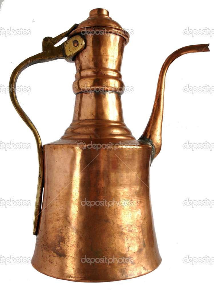 Vintage copper coffee hot sale pot