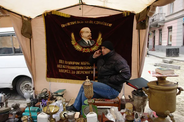 Flohmarkt — Stockfoto