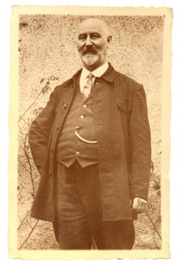 üst düzey iş adamı Vintage Fotoğraf
