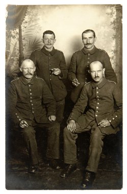 ı. Dünya Savaşı askeri Vintage Fotoğraf