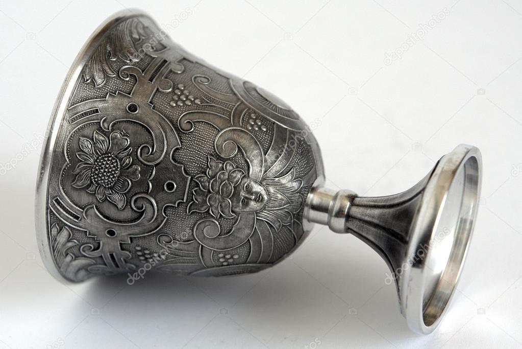 Pewter wine cup 