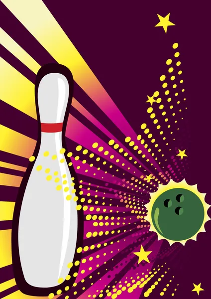 Bowling — Stock Vector