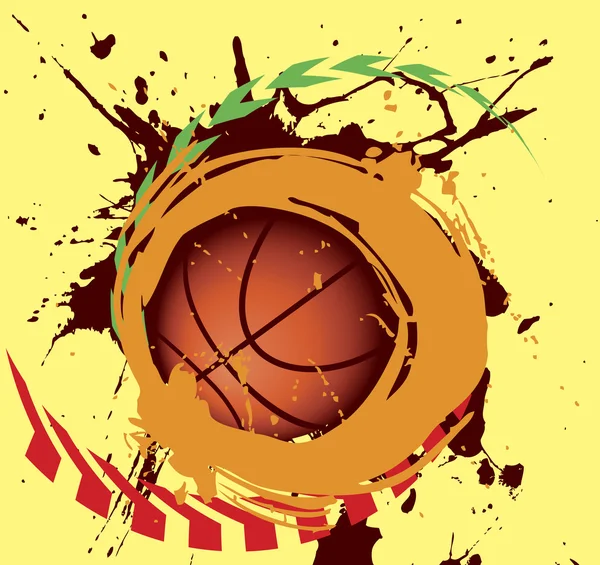 Basketbal splash — Stockový vektor