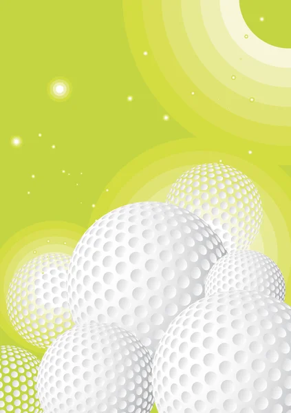 Gröna golf bakgrund — Stock vektor