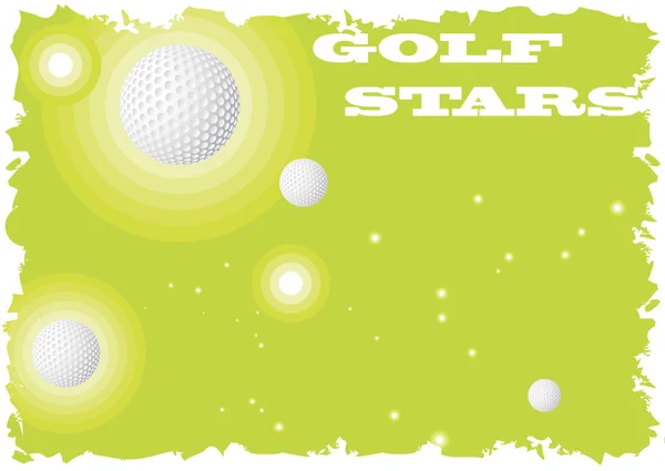 Golf stjärnor — Stock vektor