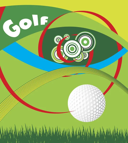 Golf eye — Stock Vector