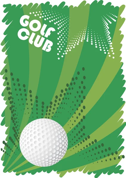 Motif golf vert — Image vectorielle