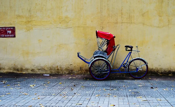 Cyklus rikša v Saigonu (ho či Minovo město), vietnam. — Stock fotografie