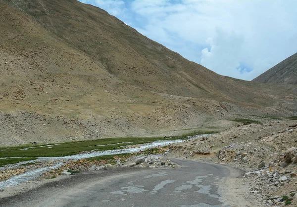 Berglandschaft Von Ladakh Nordindien Ladakh Ist Eine Karge Aber Schöne — Stockfoto