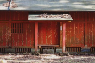 Japonya 'nın Nikko kentindeki Toshogu Tapınağı' nın eski mimarisi. Toshogu, UNESCO 'nun Dünya Mirası Bölgesi Nikko Tapınakları' nın bir parçası..