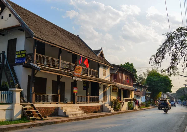 Luang Phrabang Laos Února2020 Architektura Starého Města Luang Phrabang Laos — Stock fotografie