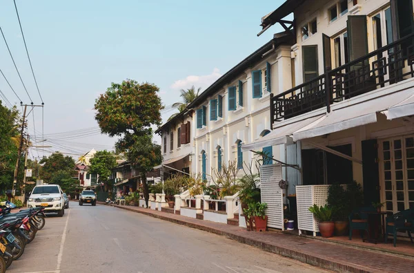 Luang Phrabang Laos Février 2020 Architecture Vieille Ville Luang Phrabang — Photo