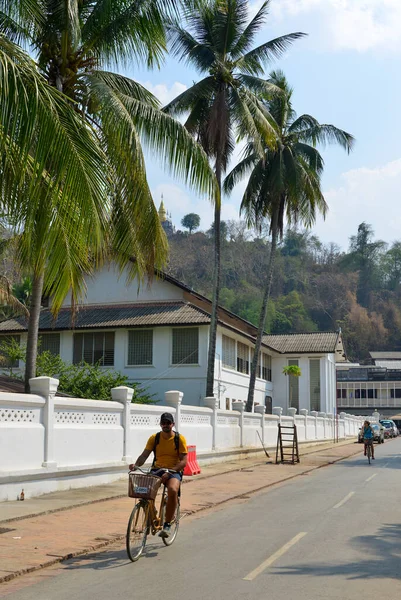 Luang Fadesi Laos Şubat 2020 Luang Phrabang Laos Eski Bir — Stok fotoğraf