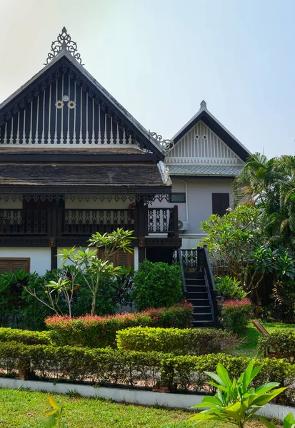 Architektura Starobylého Města Luang Phrabang Laos Město Bylo Hlavním Městem — Stock fotografie