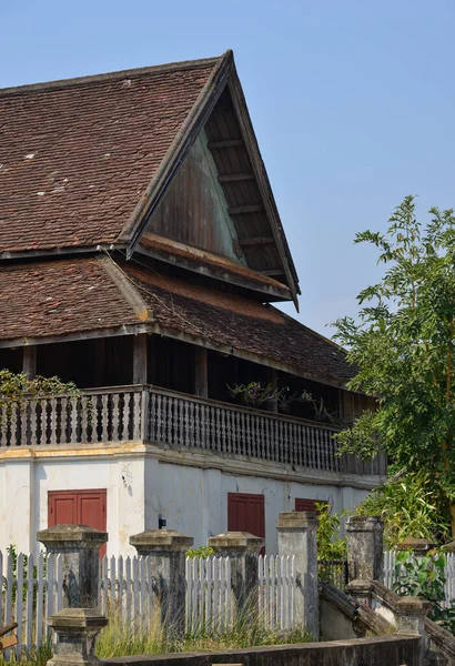 Architektura Starobylého Města Luang Phrabang Laos Město Bylo Hlavním Městem — Stock fotografie