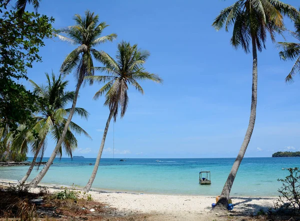 Schönes Blaues Meer Auf Der Insel Phu Quoc Vietnam Phu — Stockfoto