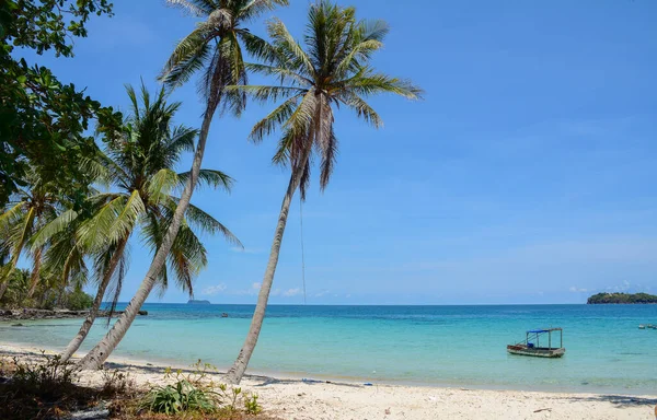 Schönes Blaues Meer Auf Der Insel Phu Quoc Vietnam Phu — Stockfoto