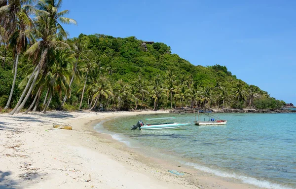 Phu Quoc Vietnam Mayo 2016 Hermoso Mar Azul Isla Phu —  Fotos de Stock