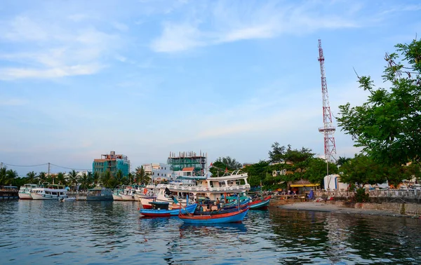 Phu Quoc Vietnam Mayo 2016 Puerto Pesquero Isla Phu Quoc — Foto de Stock