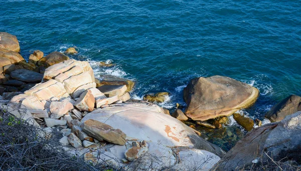 Blå Havsscen Solig Dag Phan Thiet Vietnam Phan Thiet Berömd — Stockfoto