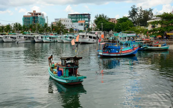 Phu Quoc Vietnã Maio 2016 Porto Navios Pesca Phu Quoc — Fotografia de Stock
