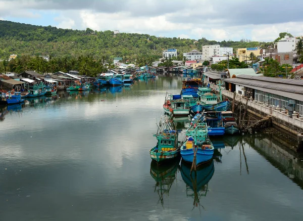 Phu Quoc Vietnam Mayo 2016 Puerto Pesquero Isla Phu Quoc — Foto de Stock
