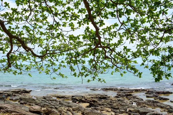 Чудове Блакитне Море Острові Пху Куок Єтнам Фукуок Славиться Своїми — стокове фото