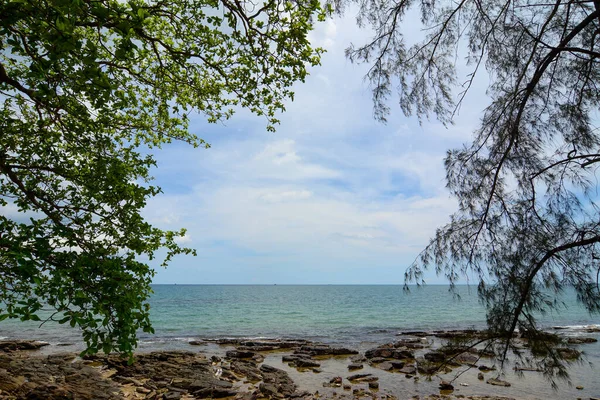 Belle Mer Bleue Sur Île Phu Quoc Vietnam Phu Quoc — Photo