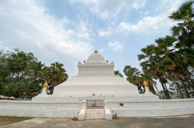 Ancient pagoda in Luang Phrabang, Laos. The city was the capital of the kingdom of Laos for thousands of years until 1975.