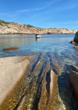 Phan Thiet, Vietnam - Apr 2, 2020. Beautiful seascape at summer day in Phan Thiet, Vietnam. With a coastline of more than 3000km, Vietnam has many long and beautiful beaches.