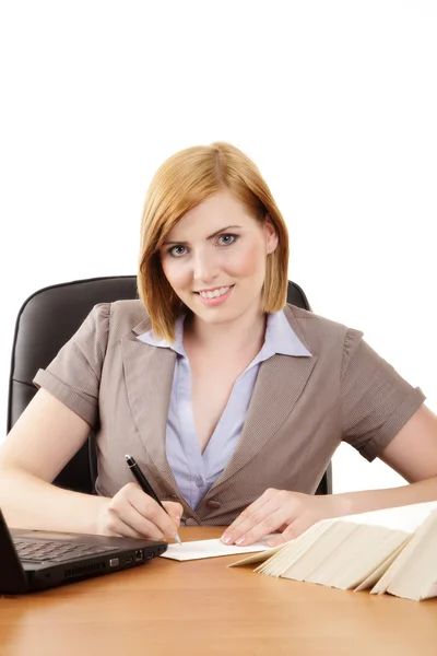 Business woman in the office Stock Picture