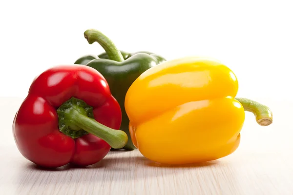 Composition of colored peppers — Stock Photo, Image