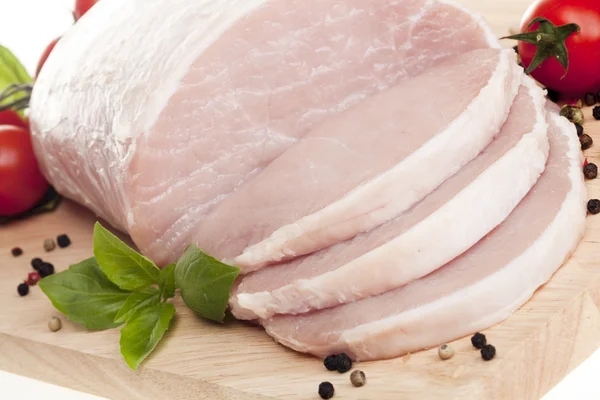 Pork chop on a white background — Stock Photo, Image