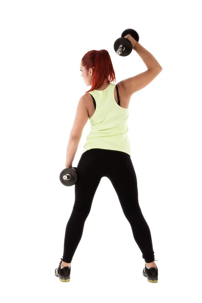 Schöne Frau in Fitness — Stockfoto