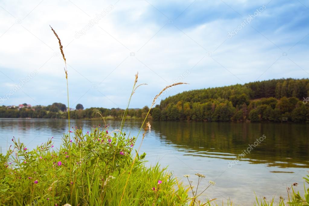 Lake Raduńskie in Kashubia