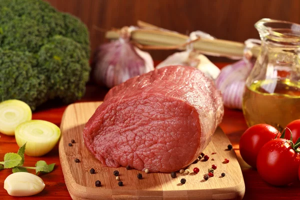 牛肉と野菜 — ストック写真