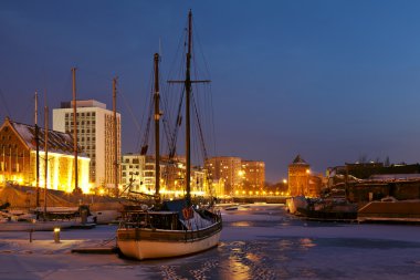 Eski kasaba gdansk Polonya