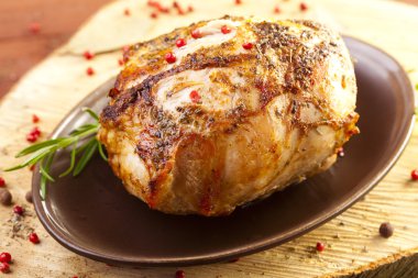 Marine fırında jambon