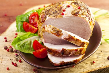 Marine fırında jambon