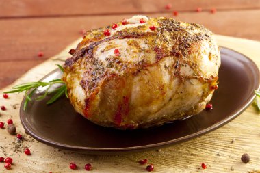 Marine fırında jambon