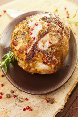 Marine fırında jambon