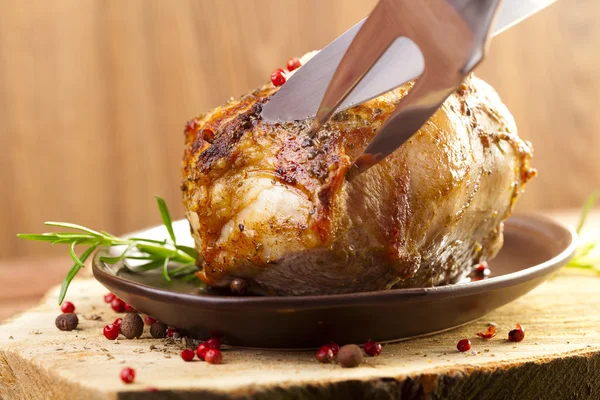 Marinated roast ham — Stock Photo, Image