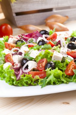 Taze Yunan salatası