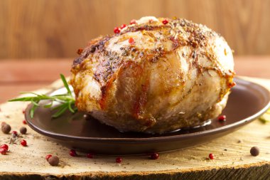 Marine fırında jambon