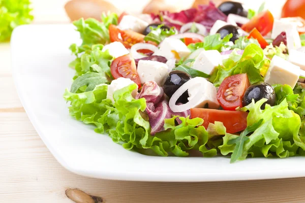 Fresh Greek salad — Stock Photo, Image