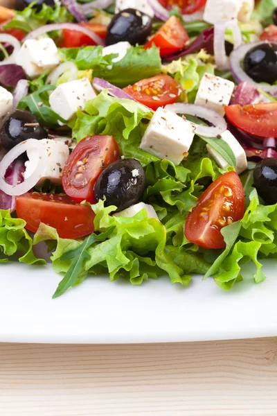 Frischer griechischer Salat — Stockfoto