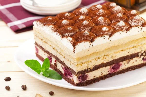 Torta tiramisù — Foto Stock