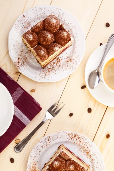 Bolo Tiramisu — Fotografia de Stock