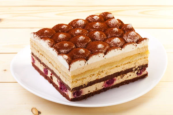 티라미수 케이크 — 스톡 사진